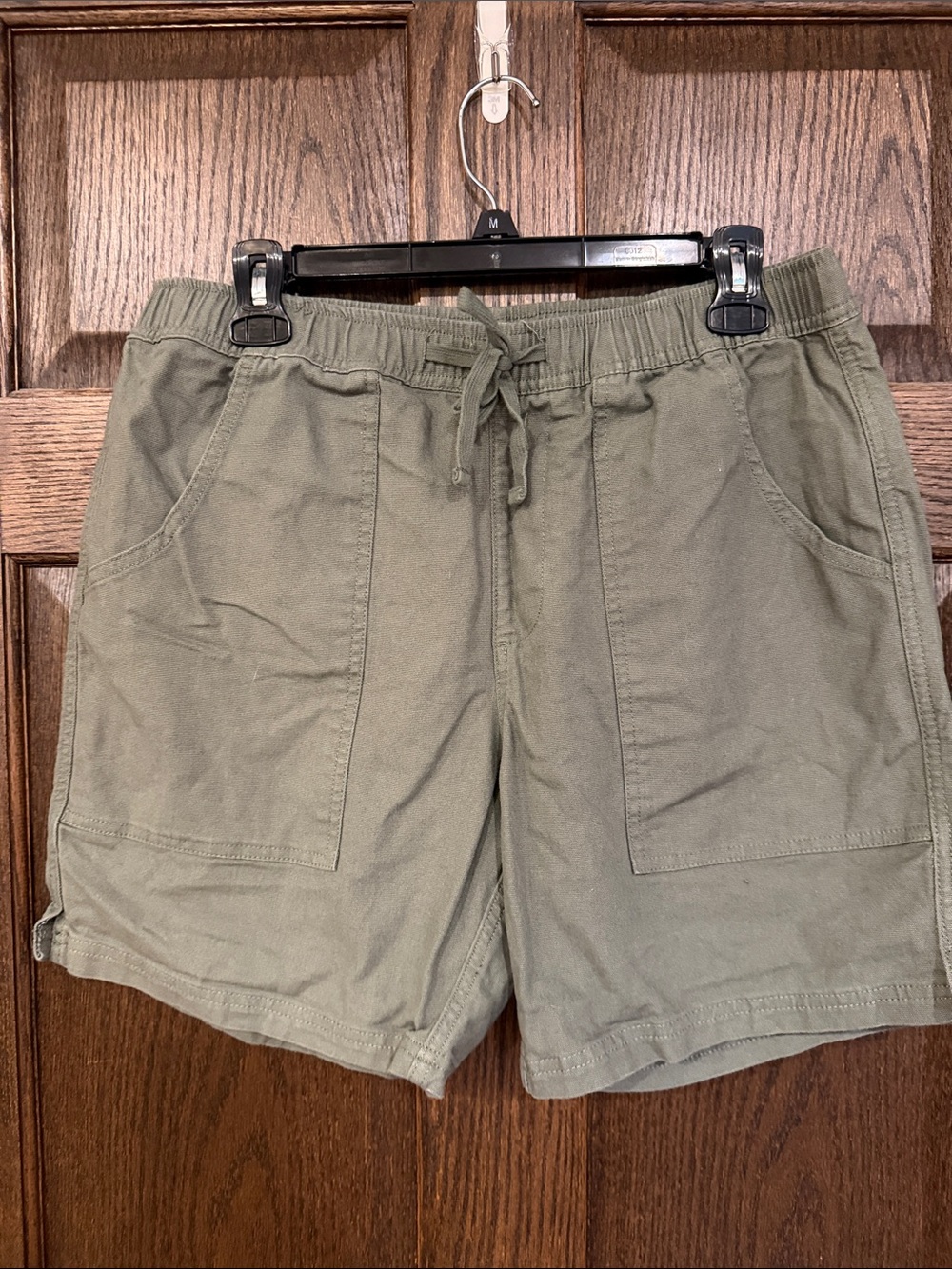Katin Olive Drawstring Cotton Cargo Casual Shorts medium